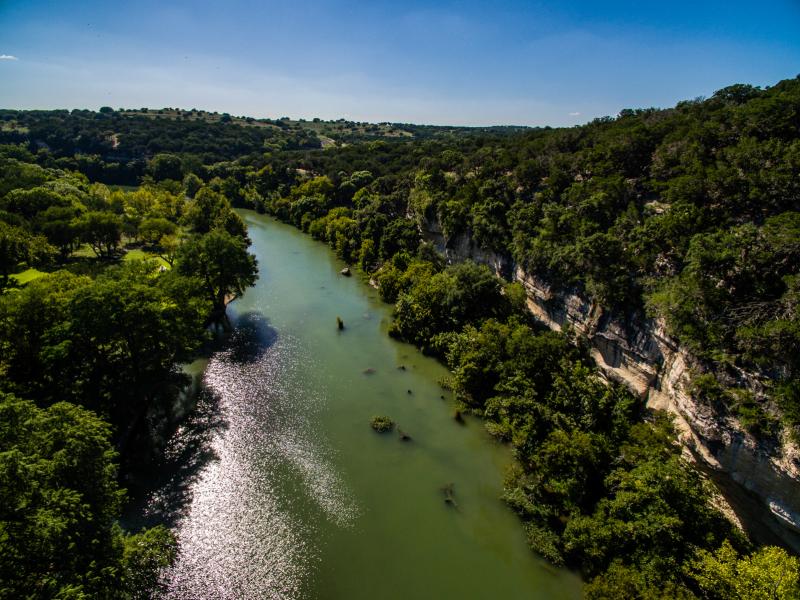 creek and cliff land in texas 