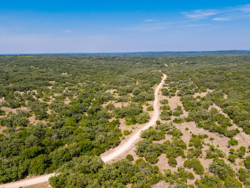 Aerial of Quihi Draw Ranch in Medina County